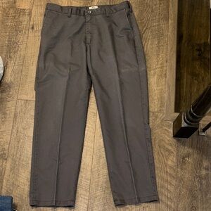 Classic Men's Straight-Leg Dress Pants — Charcoal